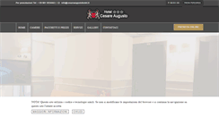 Desktop Screenshot of cesareaugustohotel.it